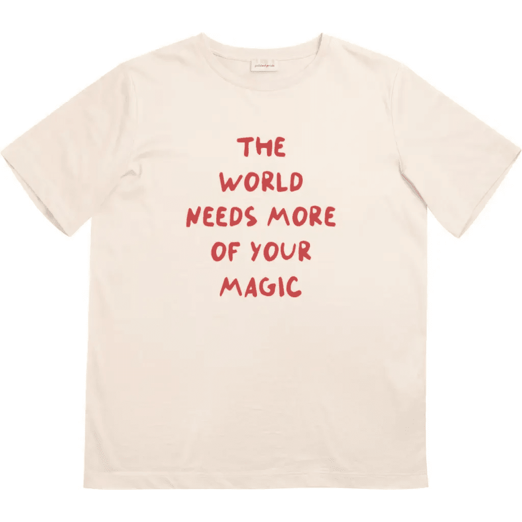 The World Needs More of Your Magic Kids Graphic T-Shirt by Polished Prints