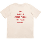 The World Needs More of Your Magic Kids Graphic T-Shirt by Polished Prints