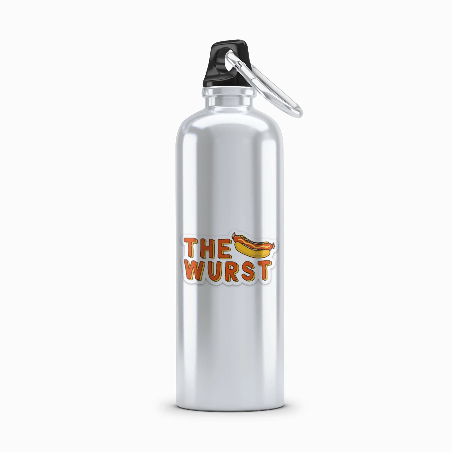 The Wurst Funny Hotdog Vinyl Sticker by Five Dot Post