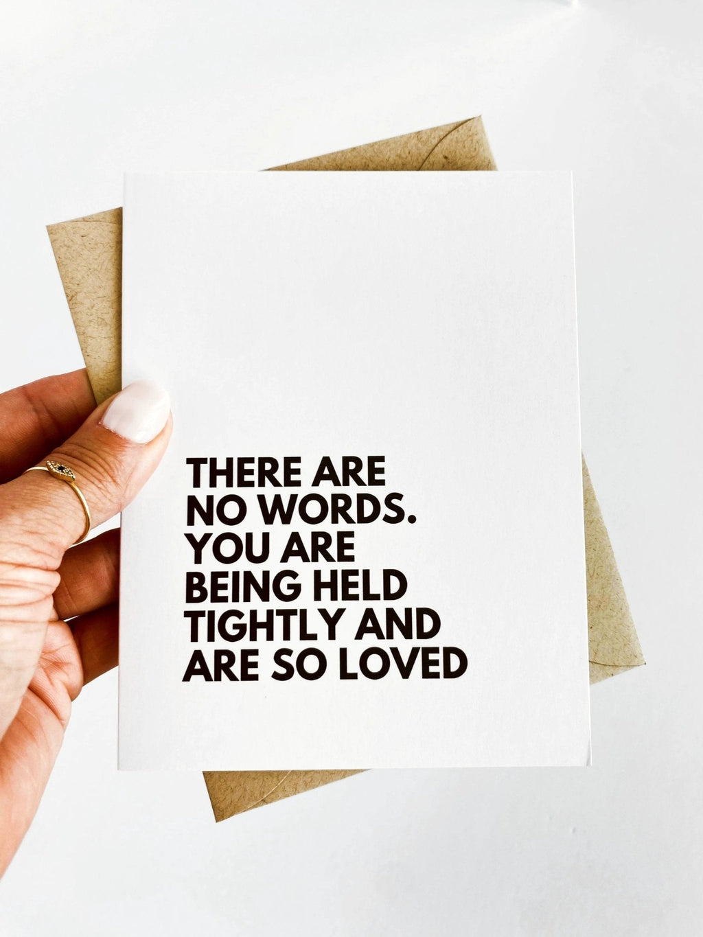 There Are No Words Card for Loss Bereavement Card Sympathy Card by Five Dot Post