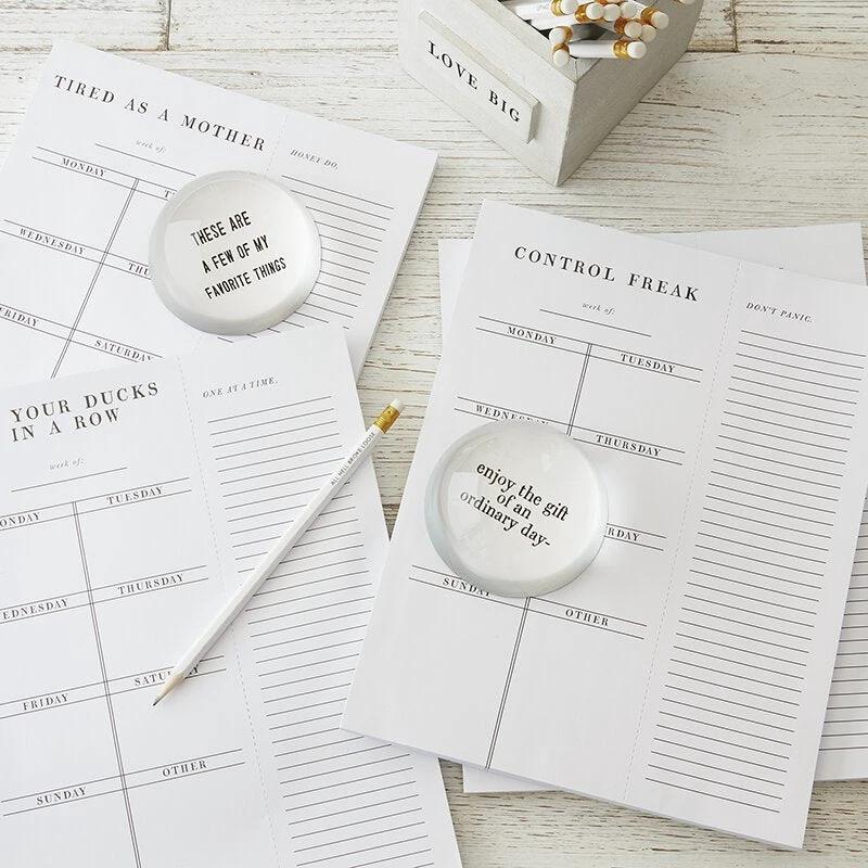 These Are A Few Of My Favorite Things Glass Dome Paperweight by The Bullish Store