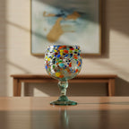 Mexican Margarita Glass | Fish Bowl Confetti Pebble
