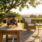 Talavera Cow Planter | Handcrafted Mexican Pottery for Home & Garden