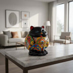 Fat Cat Talavera Planter | Handmade Mexican Pottery