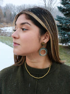 Thicket Resin Loop Earrings