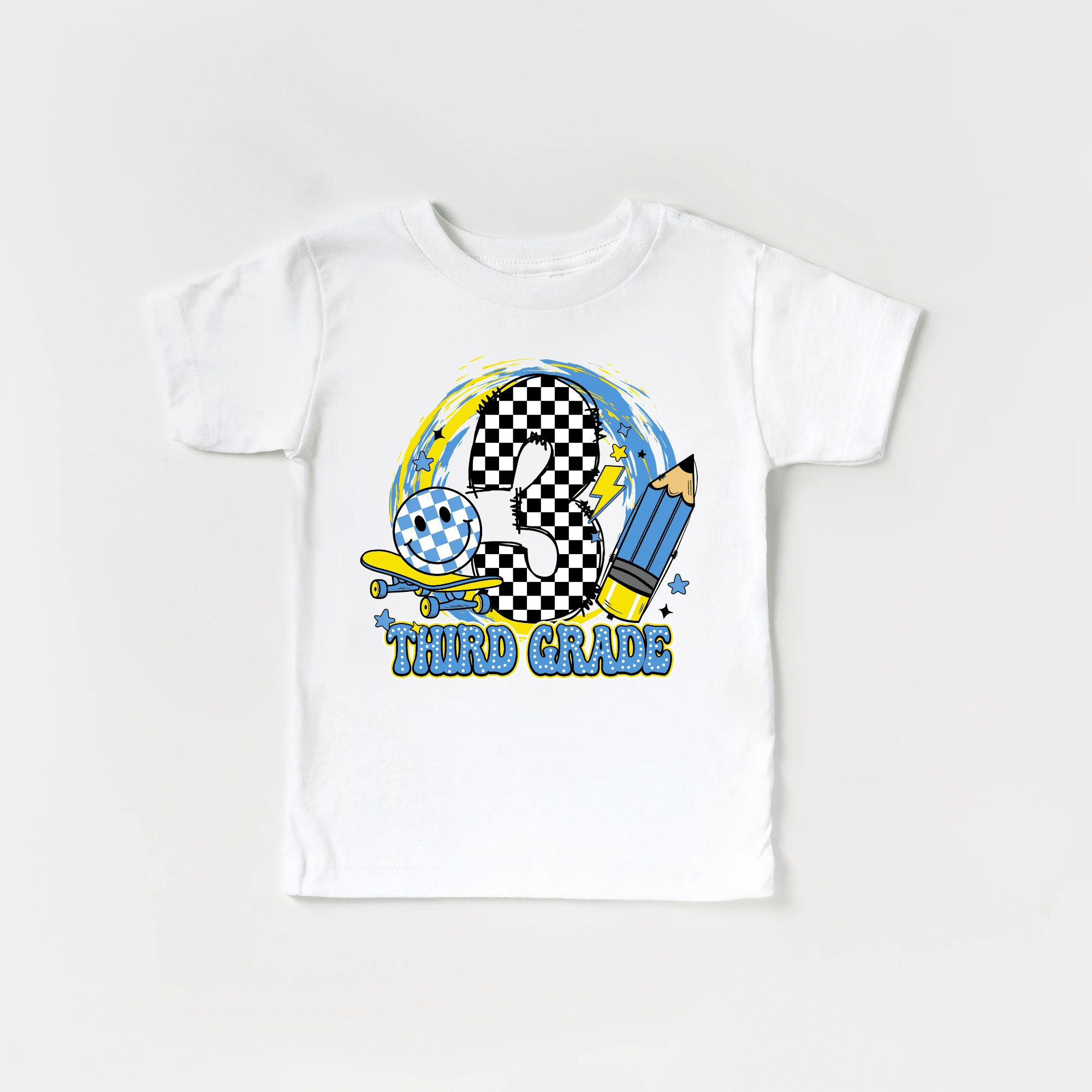 Third Grade tshirt - toddler and youth sizes - back to school collection by Benny and Ray Apparel