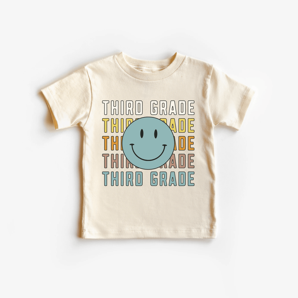 Third Grade tshirt, youth sizes, back to school collection by Benny and Ray Apparel