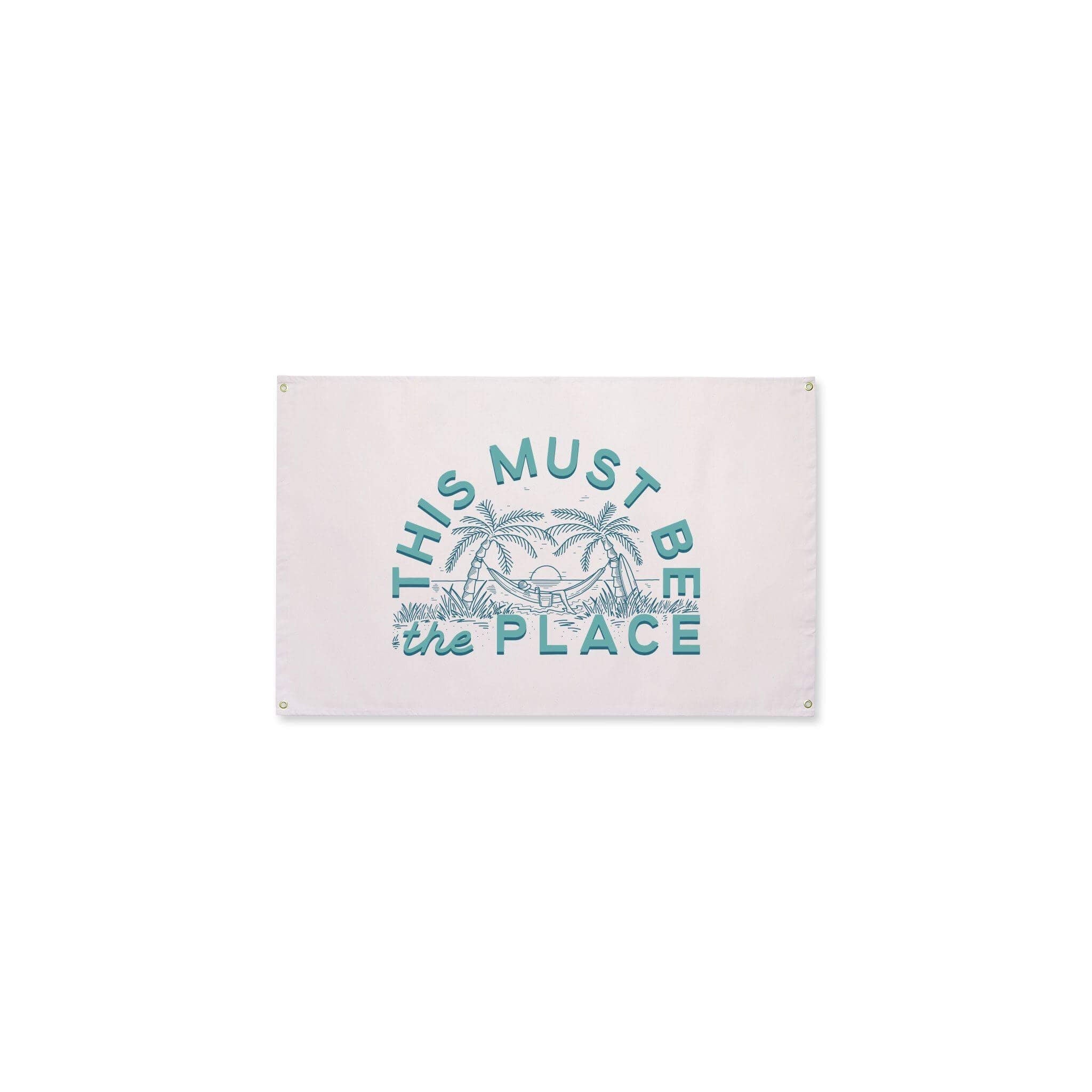 This Must Be The Place Canvas Flag Flags La Vie Bien This Must Be The Place Canvas Flag