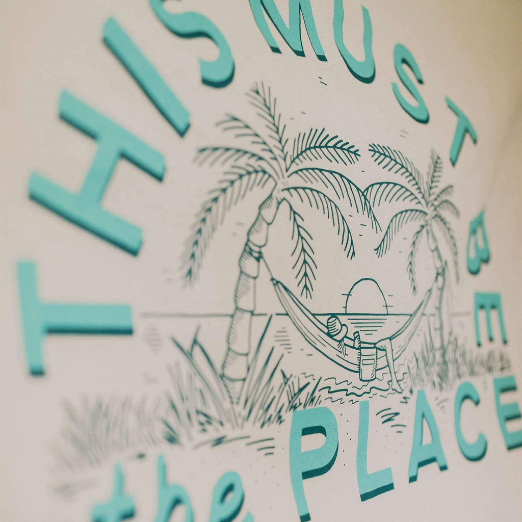 This Must Be The Place Canvas Flag Flags La Vie Bien This Must Be The Place Canvas Flag