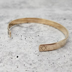 This Too is for the Best Hebrew Cuff Bracelet by Salt Sparkle Shalom