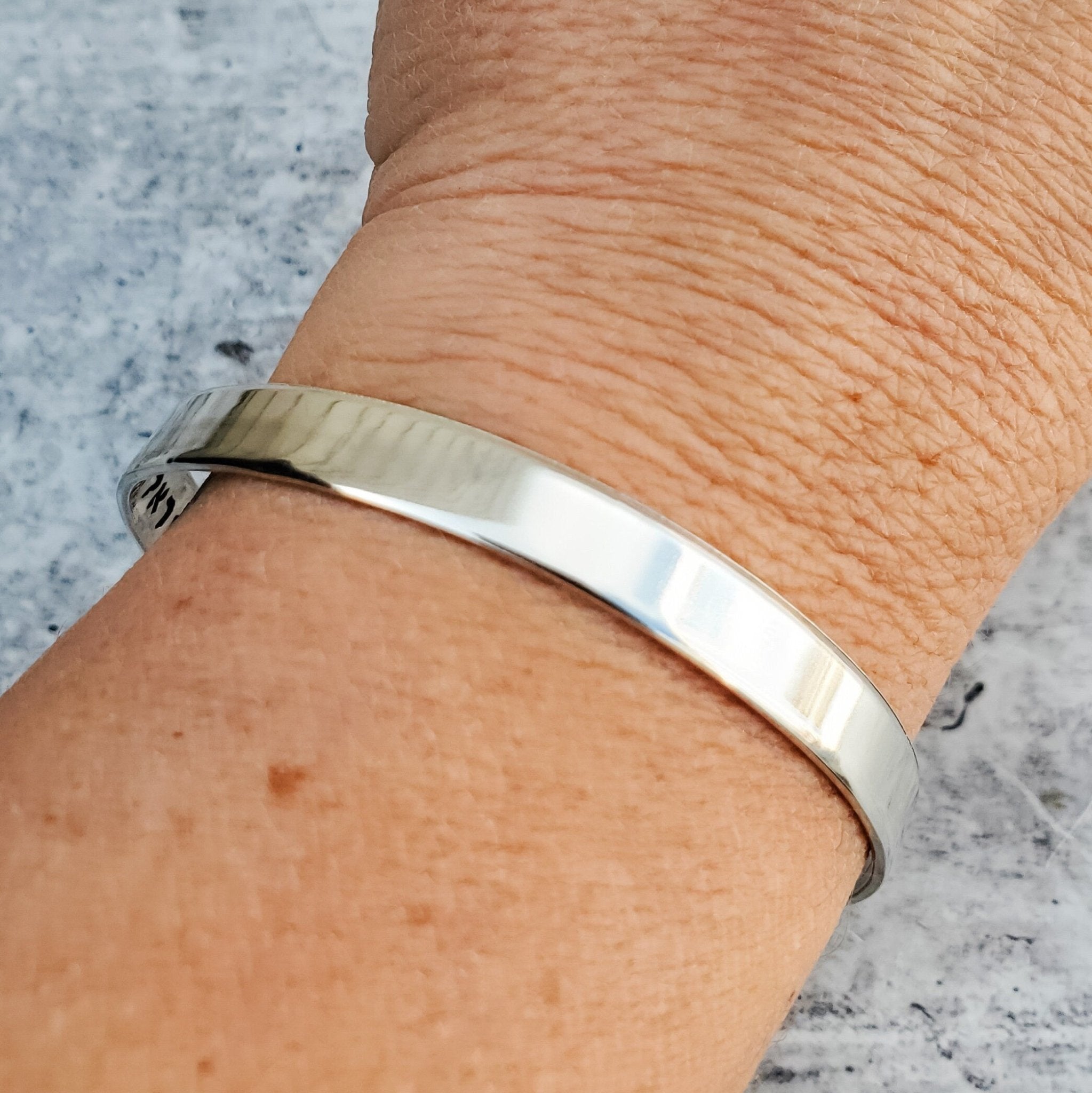 This Too is for the Best Hebrew Cuff Bracelet