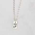 This Too Shall Pass Dainty Hebrew Necklace by Salt Sparkle Shalom