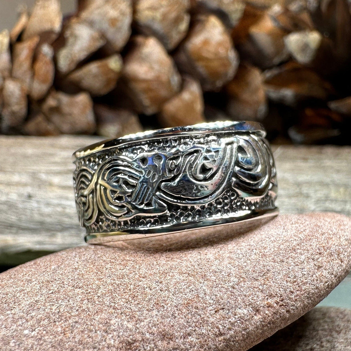 Thorvald Celtic Dragon Ring La Vie Bien Thorvald Celtic Dragon Ring