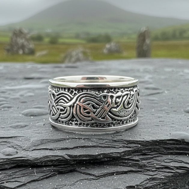 Thorvald Celtic Dragon Ring La Vie Bien Thorvald Celtic Dragon Ring