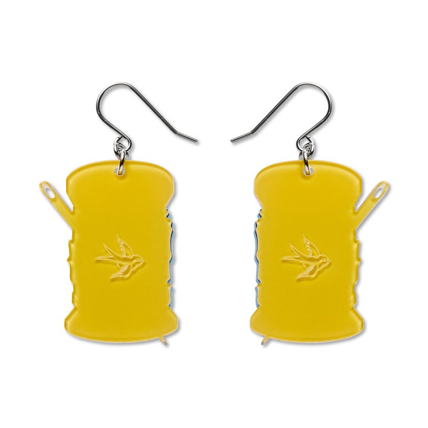 Thread the Needle Drop Earrings by Erstwilder Earrings La Vie Bien Thread the Needle Drop Earrings by Erstwilder