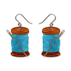 Thread the Needle Drop Earrings by Erstwilder Earrings La Vie Bien Thread the Needle Drop Earrings by Erstwilder