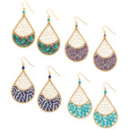 Threads & Beads Gold-Plated Earrings Earrings - Fine La Vie Bien Threads & Beads Gold-Plated Earrings