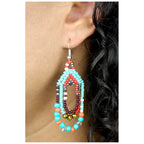Three Cheers Beaded Earrings Earrings - Fashion La Vie Bien Three Cheers Beaded Earrings