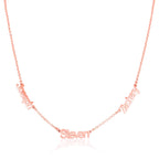 Three Name Necklace