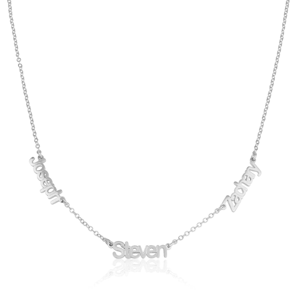 Three Name Necklace La Vie Bien Three Name Necklace