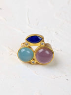 Three-Stone Statement Ring by Ash & Rose