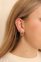 Tiara Flat Back Stud by Rose & Clay