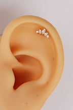 Tiara Flat Back Stud by Rose & Clay