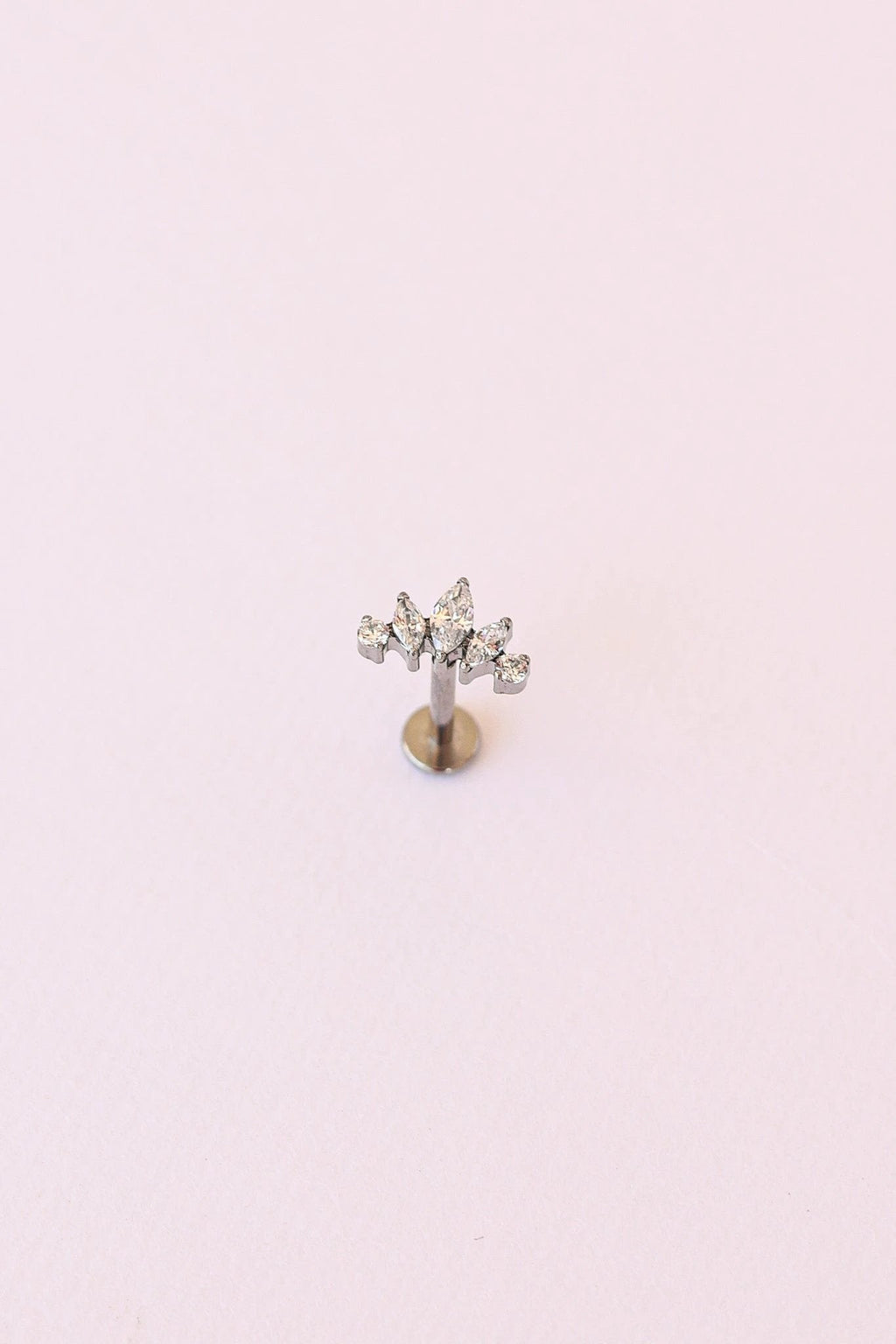 Tiara Flat Back Stud by Rose & Clay