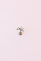 Tiara Flat Back Stud by Rose & Clay