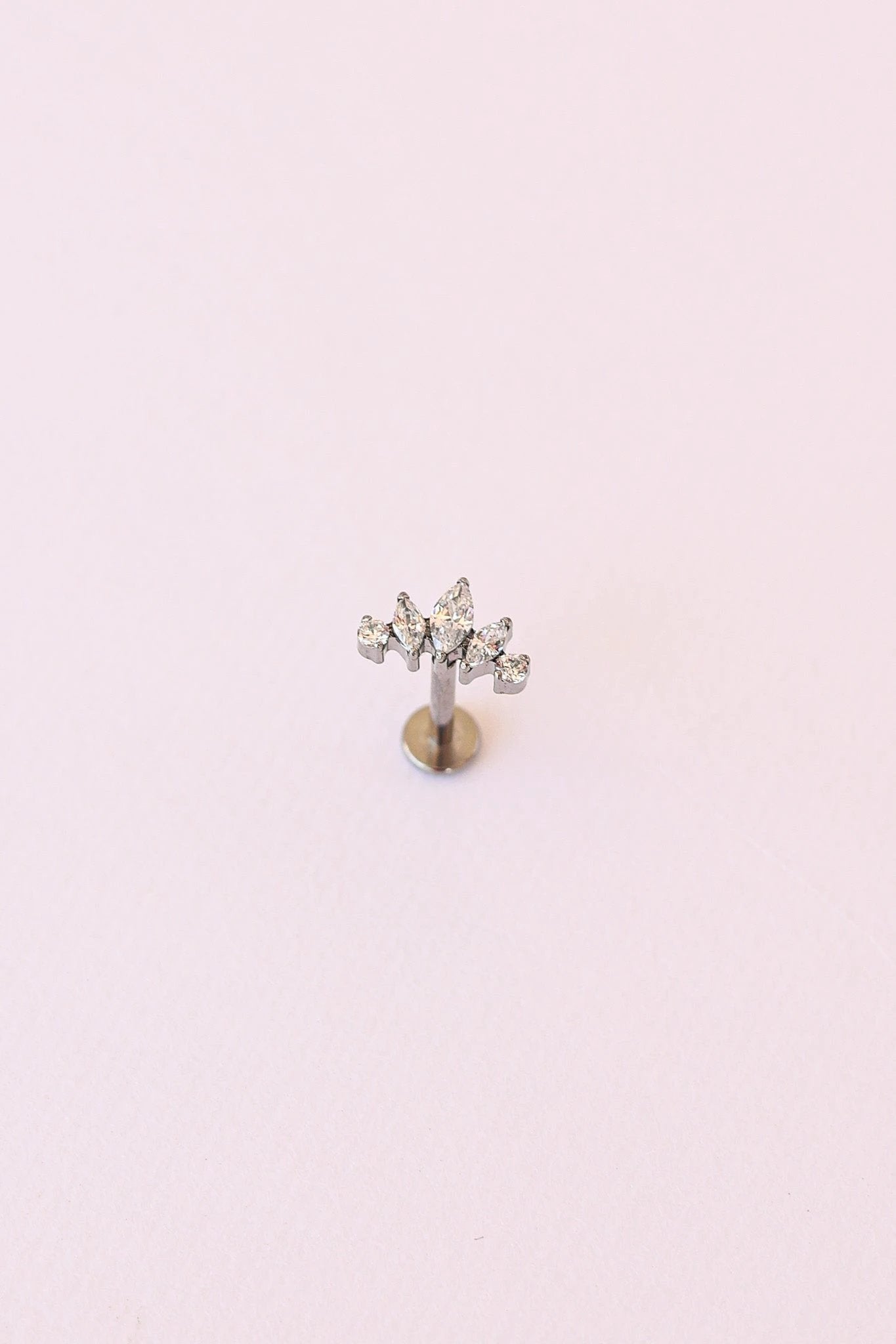 Tiara Flat Back Stud by Rose & Clay