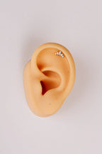 Tiara Flat Back Stud by Rose & Clay
