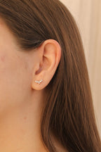 Tiara Flat Back Stud by Rose & Clay