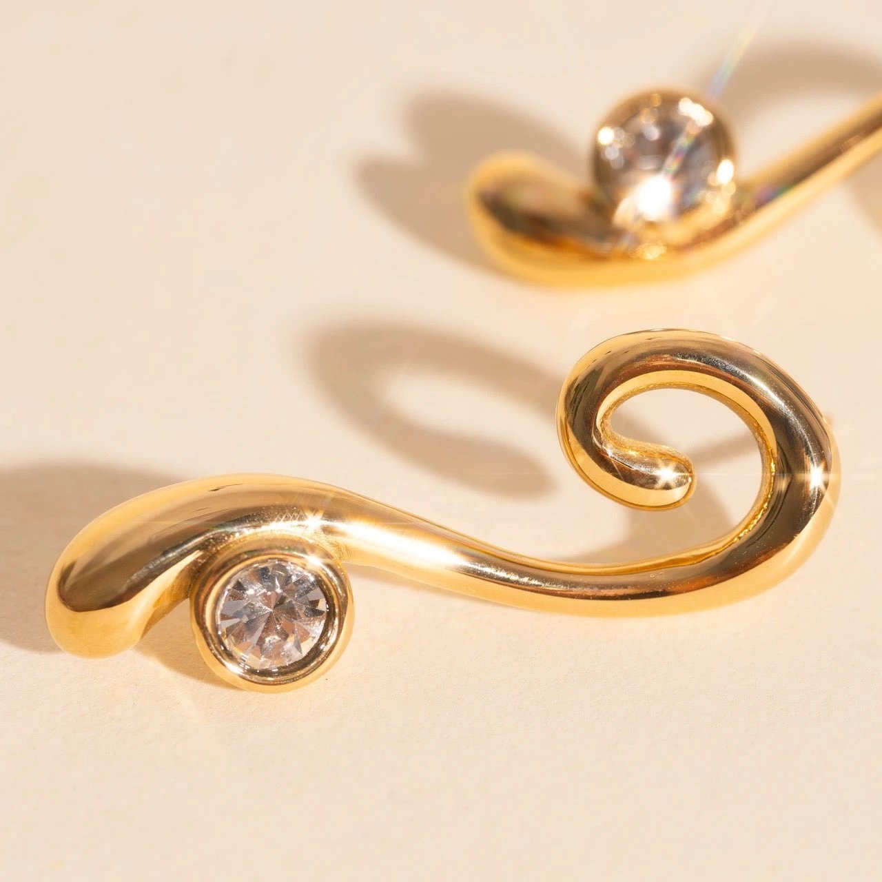 Tide Twinkle Stud Earrings by Oh Clementine