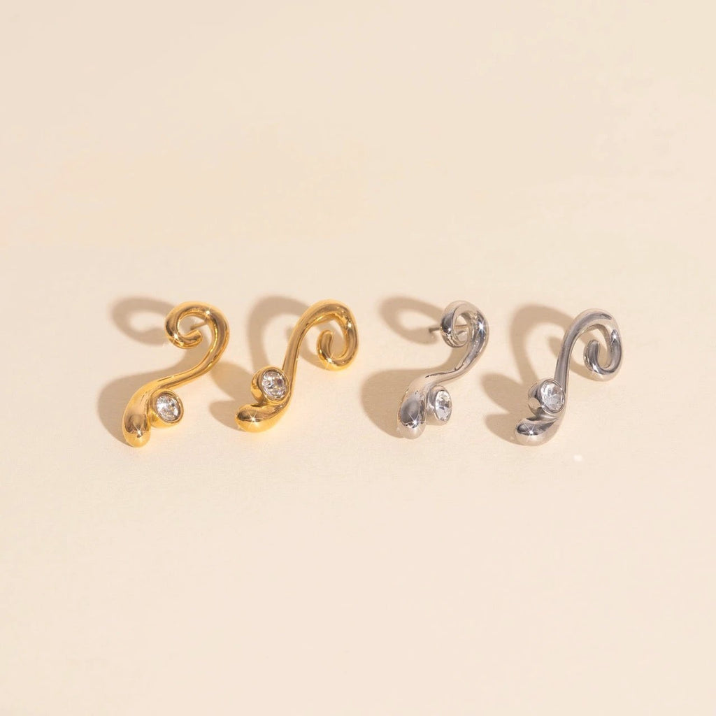 Tide Twinkle Stud Earrings by Oh Clementine