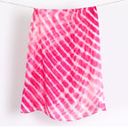 Tie-Dye Stripe Silk Scarf Scarves & Bandanas La Vie Bien Tie-Dye Stripe Silk Scarf