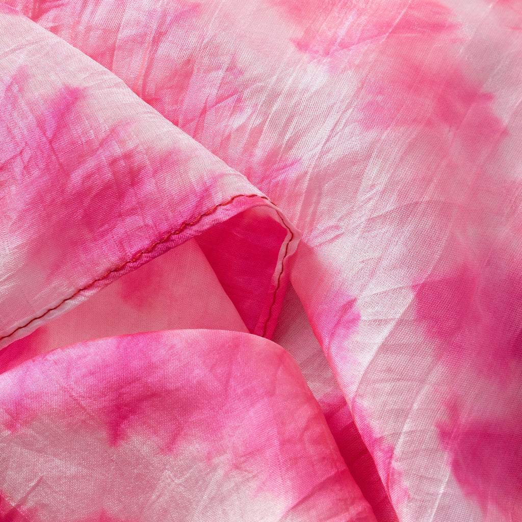 Tie-Dye Stripe Silk Scarf Scarves & Bandanas La Vie Bien Tie-Dye Stripe Silk Scarf
