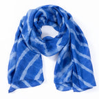 Tie-Dye Stripe Silk Scarf Scarves & Bandanas La Vie Bien Tie-Dye Stripe Silk Scarf