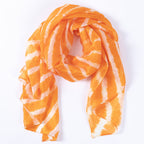 Tie-Dye Stripe Silk Scarf Scarves & Bandanas La Vie Bien Tie-Dye Stripe Silk Scarf
