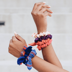 Tie Scrunchies - Set of 3 Accessories La Vie Bien Tie Scrunchies - Set of 3