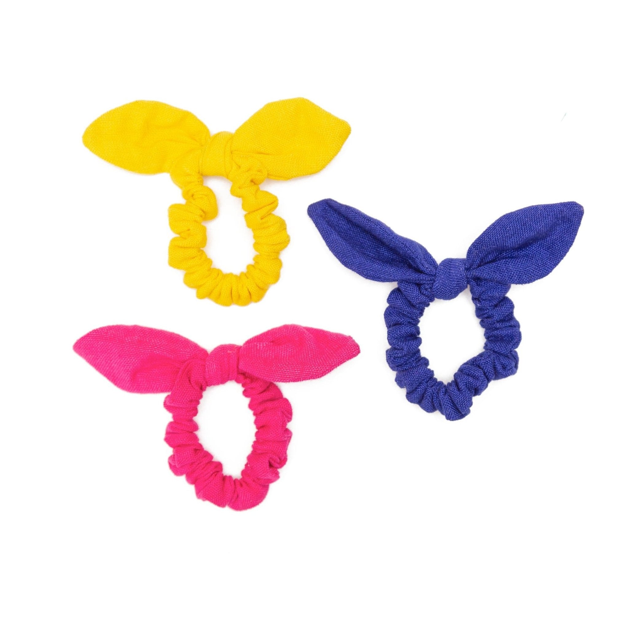 Tie Scrunchies - Set of 3 Accessories La Vie Bien Tie Scrunchies - Set of 3