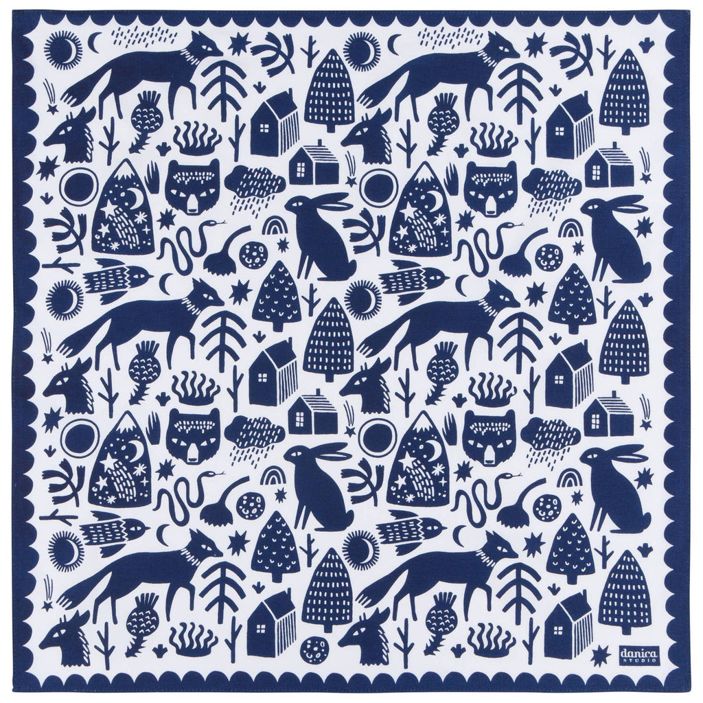 Timber Recycled Cotton Bandana Bandanas & Headties La Vie Bien Timber Recycled Cotton Bandana