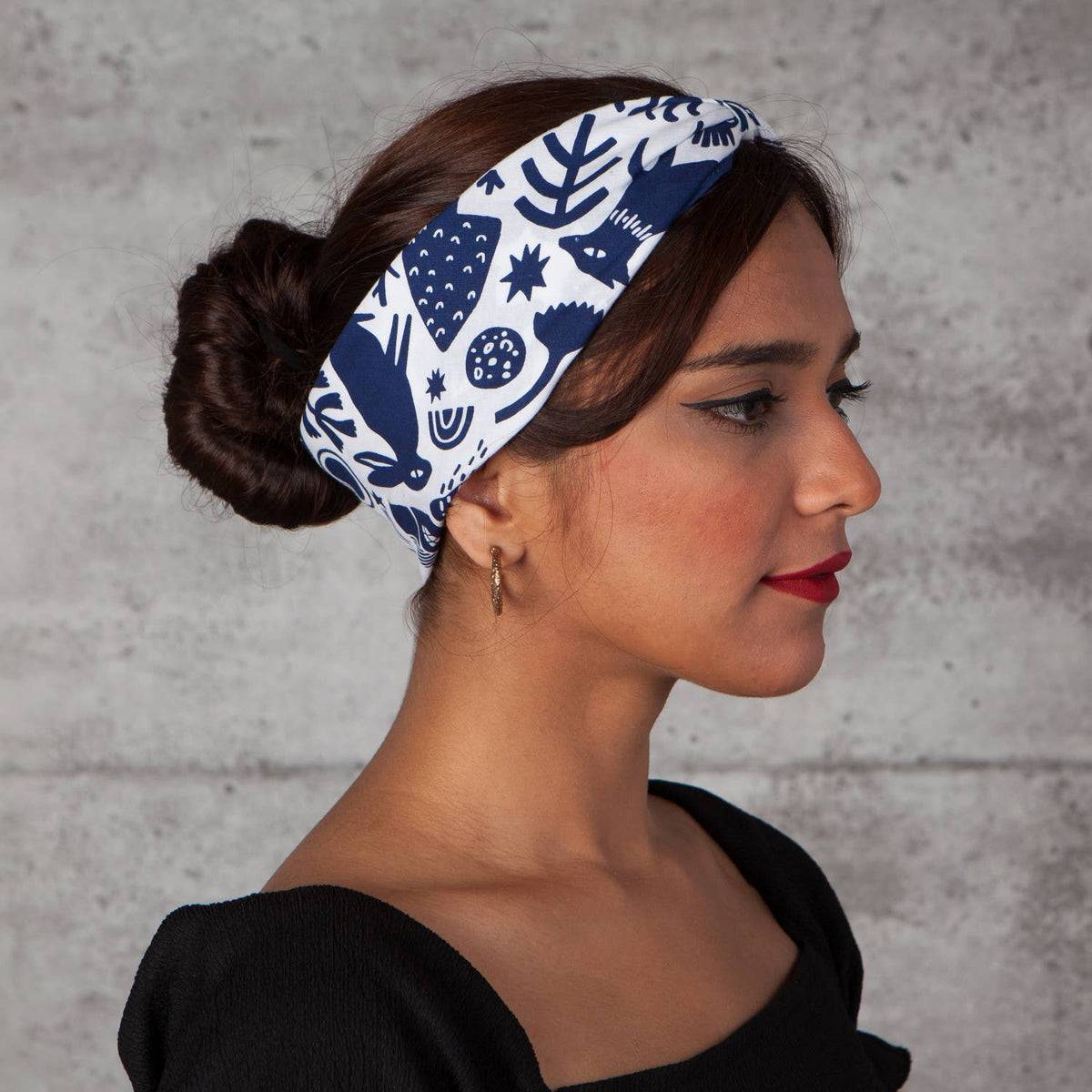 Timber Recycled Cotton Bandana Bandanas & Headties La Vie Bien Timber Recycled Cotton Bandana