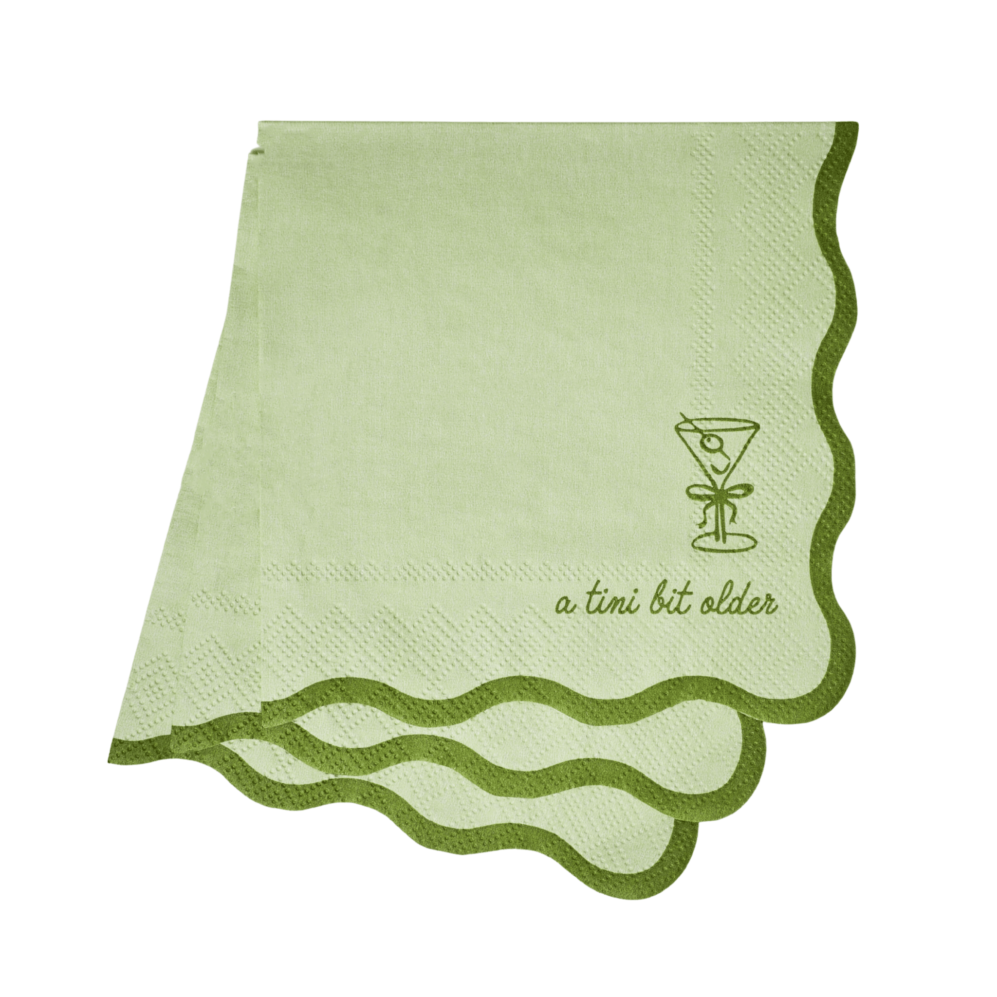 Tini Bit Older - Classic Martini - Cocktail Napkins La Vie Bien Tini Bit Older - Classic Martini - Cocktail Napkins