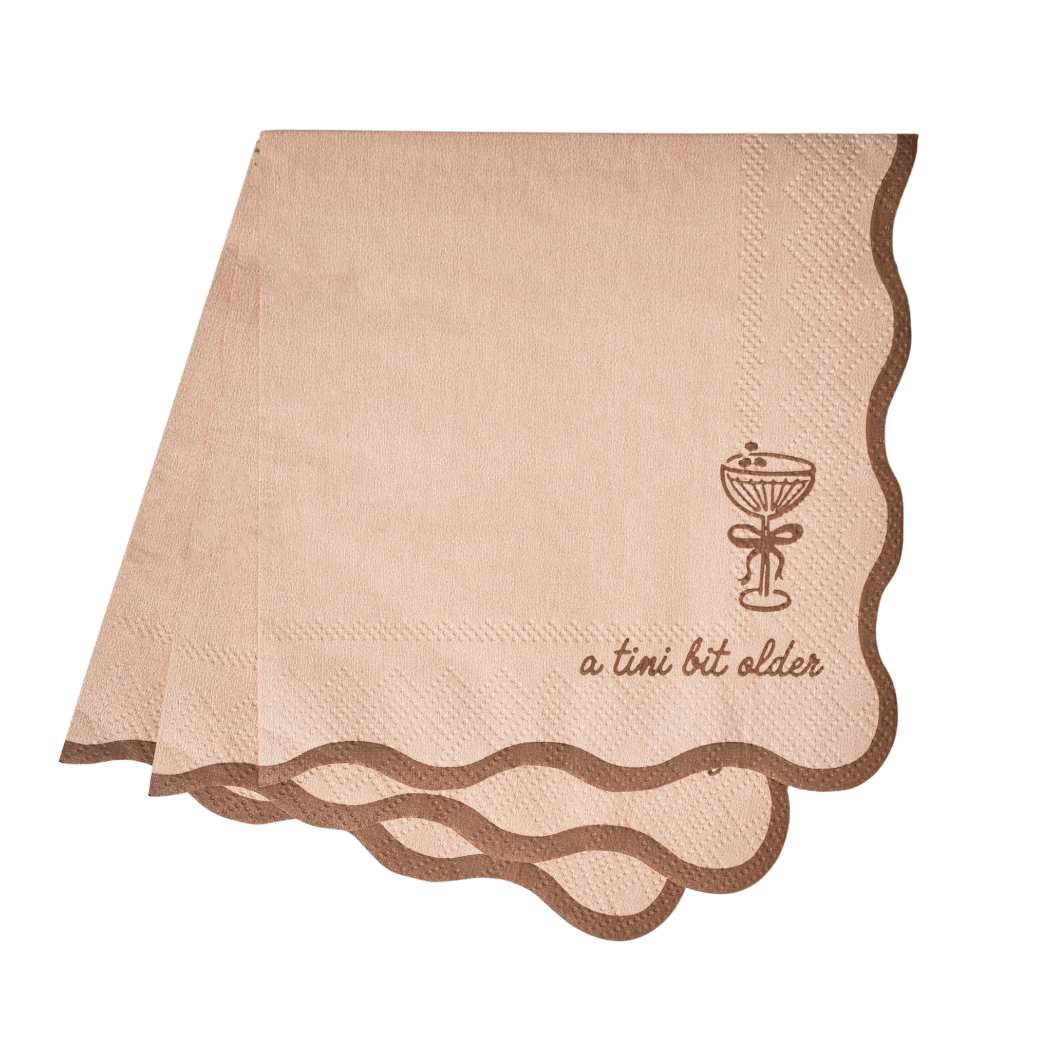 Tini Bit Older - Espresso Martini - Cocktail Napkins La Vie Bien Tini Bit Older - Espresso Martini - Cocktail Napkins