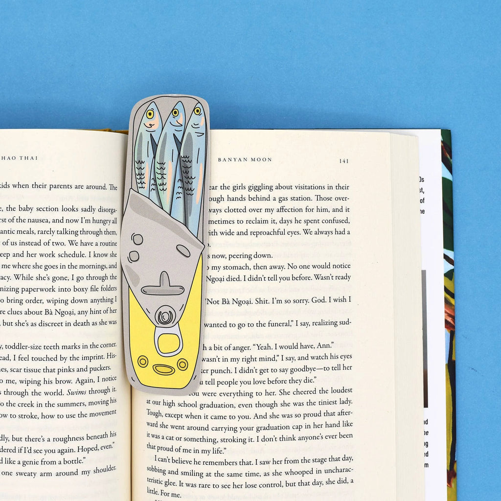 Tinned Fish Bookmark (it's die cut!) by Tia Chucha's Centro Cultural & Bookstore