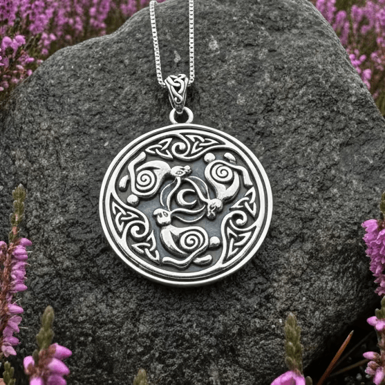 Tinner's Triple Rabbit Necklace Pendant La Vie Bien Tinner's Triple Rabbit Necklace