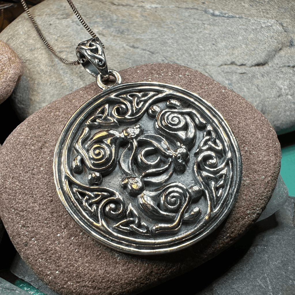 Tinner's Triple Rabbit Necklace Pendant La Vie Bien Tinner's Triple Rabbit Necklace