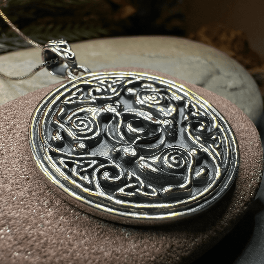 Tinner's Triple Rabbit Necklace Pendant La Vie Bien Tinner's Triple Rabbit Necklace