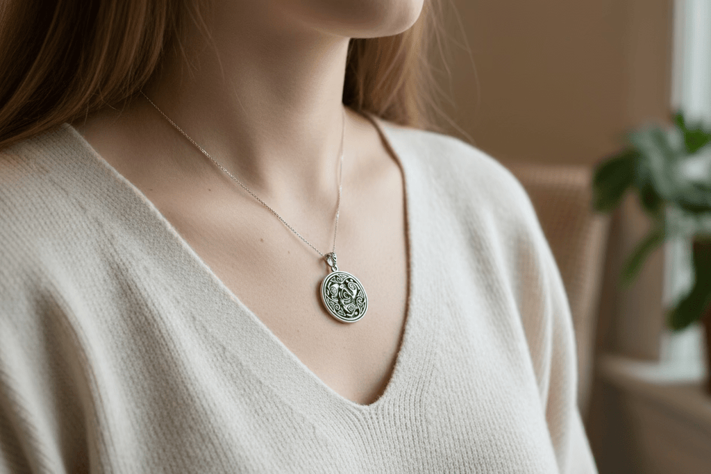 Tinner's Triple Rabbit Necklace Pendant La Vie Bien Tinner's Triple Rabbit Necklace