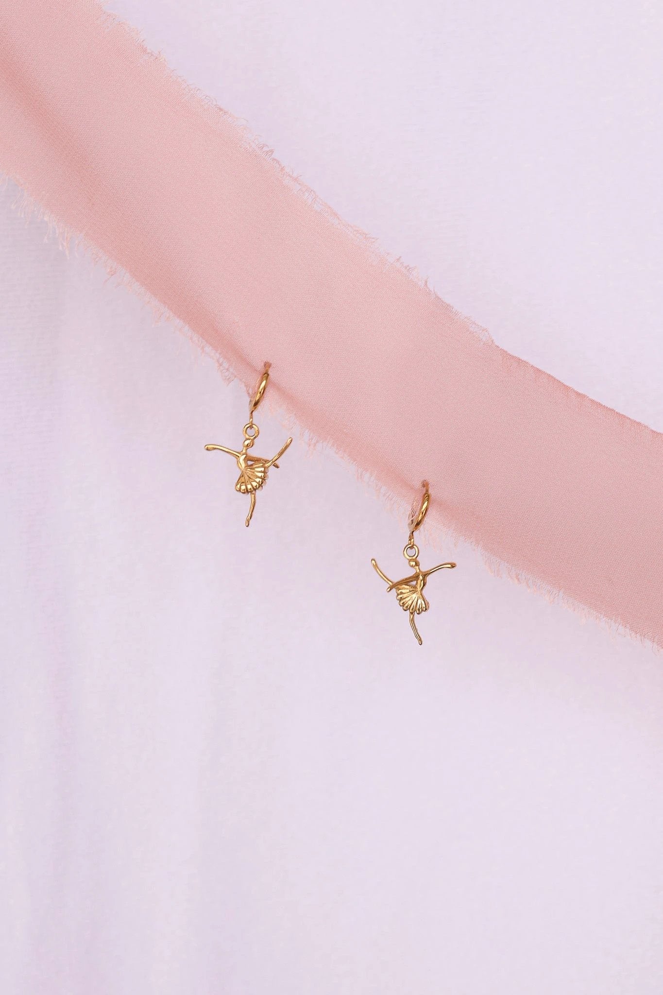 Tiny Dancer Huggie Hoop by Rose & Clay